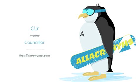 abbreviation of councilor|Cllr abbreviation .